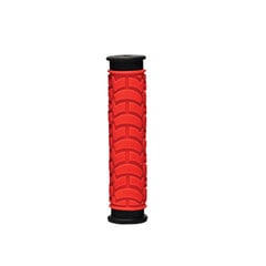 Velosipēdu stūres rokturis Oxc Red Dual Density, 127x32 mm cena un informācija | Velo rokturi | 220.lv