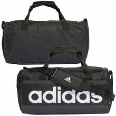 Sporta soma Adidas Linear Duffel M, melna cena un informācija | Sporta somas un mugursomas | 220.lv