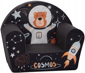 Bērnu krēsls Delsit cosmos, melns цена и информация | Детские диваны, кресла | 220.lv