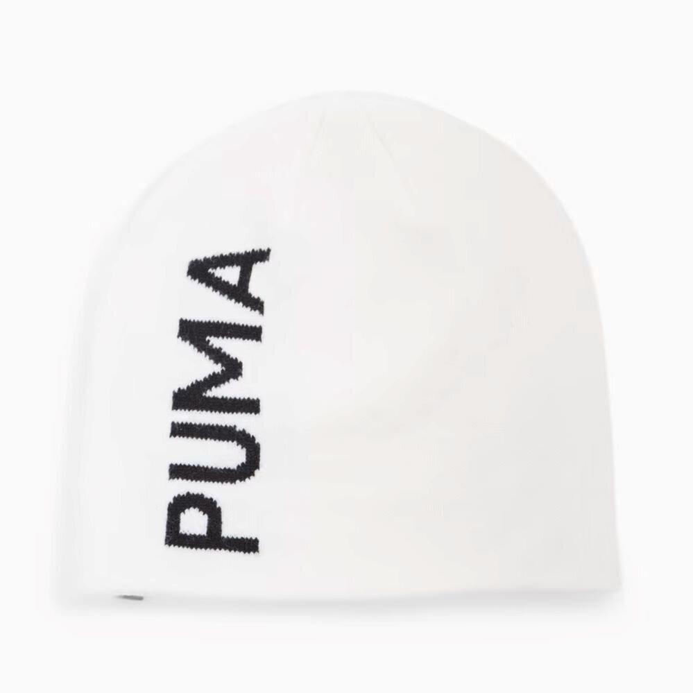 Ziemas cepure Puma Ess Classic Cuffless Beanie, balta cena un informācija | Vīriešu cepures, šalles, cimdi | 220.lv