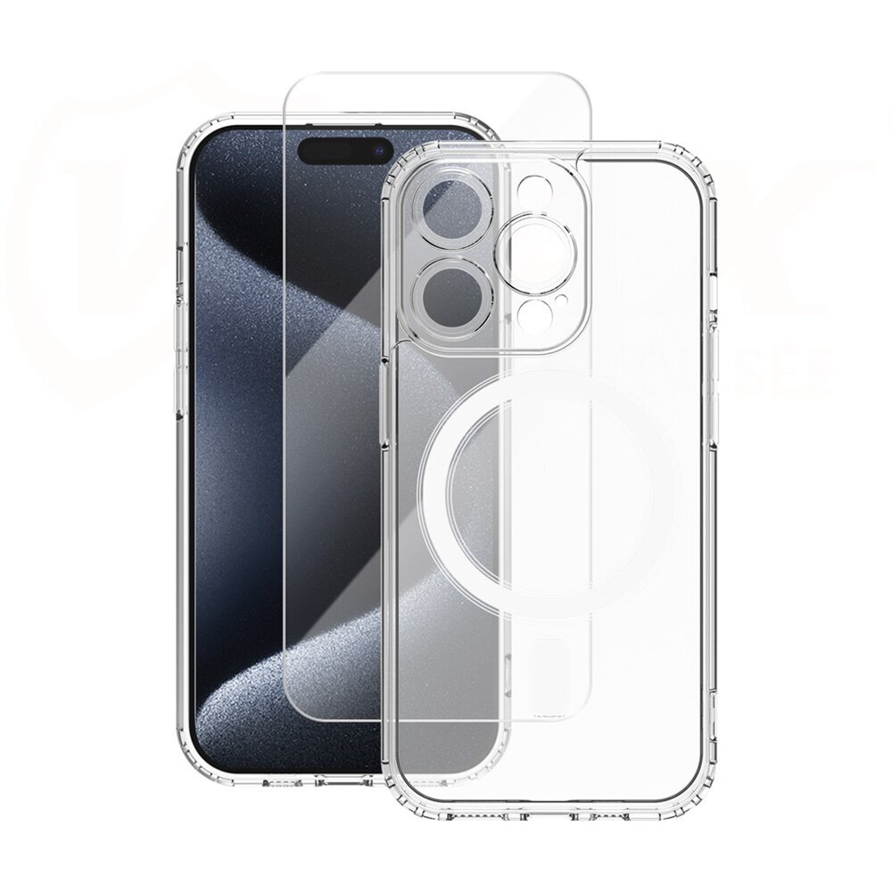 Vmax set Mag case+glass iPhone 13 Pro Max цена и информация | Telefonu vāciņi, maciņi | 220.lv