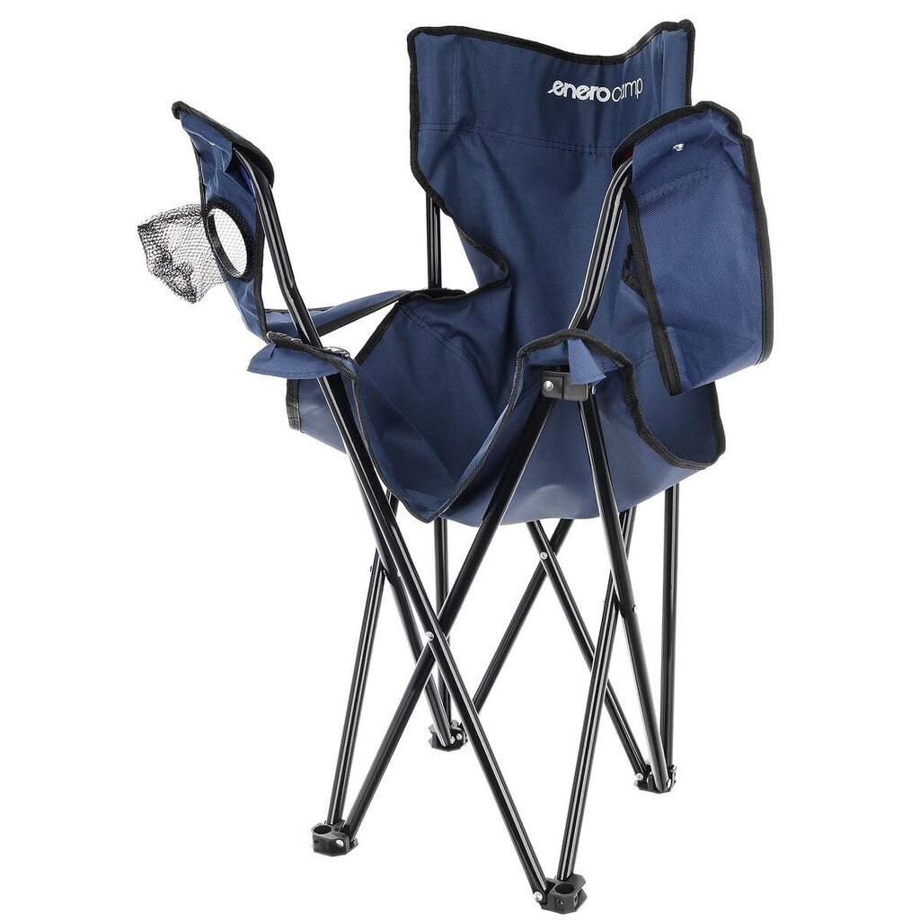 Tūrisma saliekamais krēsls, 50x50x80cm, tumši zils cena un informācija |  Tūrisma mēbeles | 220.lv