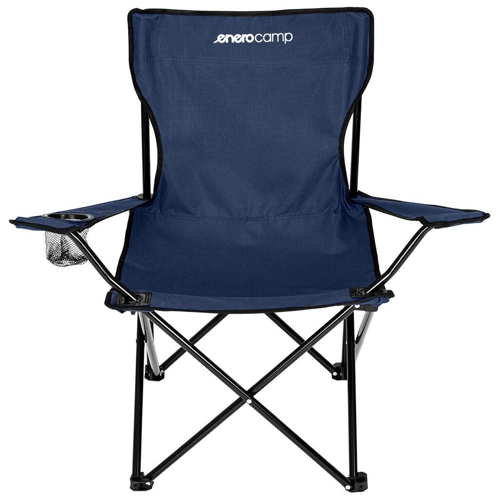 Tūrisma saliekamais krēsls, 50x50x80cm, tumši zils cena un informācija |  Tūrisma mēbeles | 220.lv