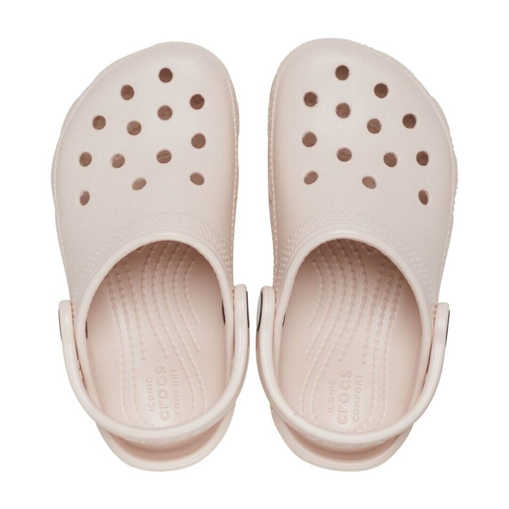 Iešļūcenes zēniem Crocs™Classic Clog Bone, bēšas цена и информация | Bērnu čības, maiņas apavi | 220.lv