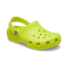Iešļūcenes zēniem Crocs™ Kids' Classic Clog, zaļas cena un informācija | Bērnu čības, maiņas apavi | 220.lv