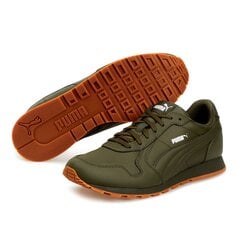 Brīvā laika apavi vīriešiem Puma ST Runner Full L Forest Night Fores 35913010, zaļi цена и информация | Кроссовки мужские | 220.lv