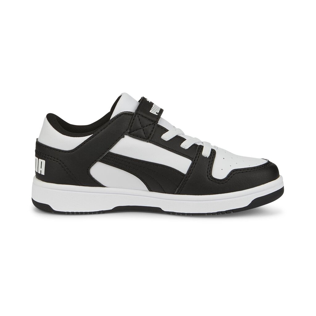 Brīvā laika apavi zēniem Puma Rebound Layup Lo SL V PS 37049216, balti цена и информация | Sporta apavi bērniem | 220.lv
