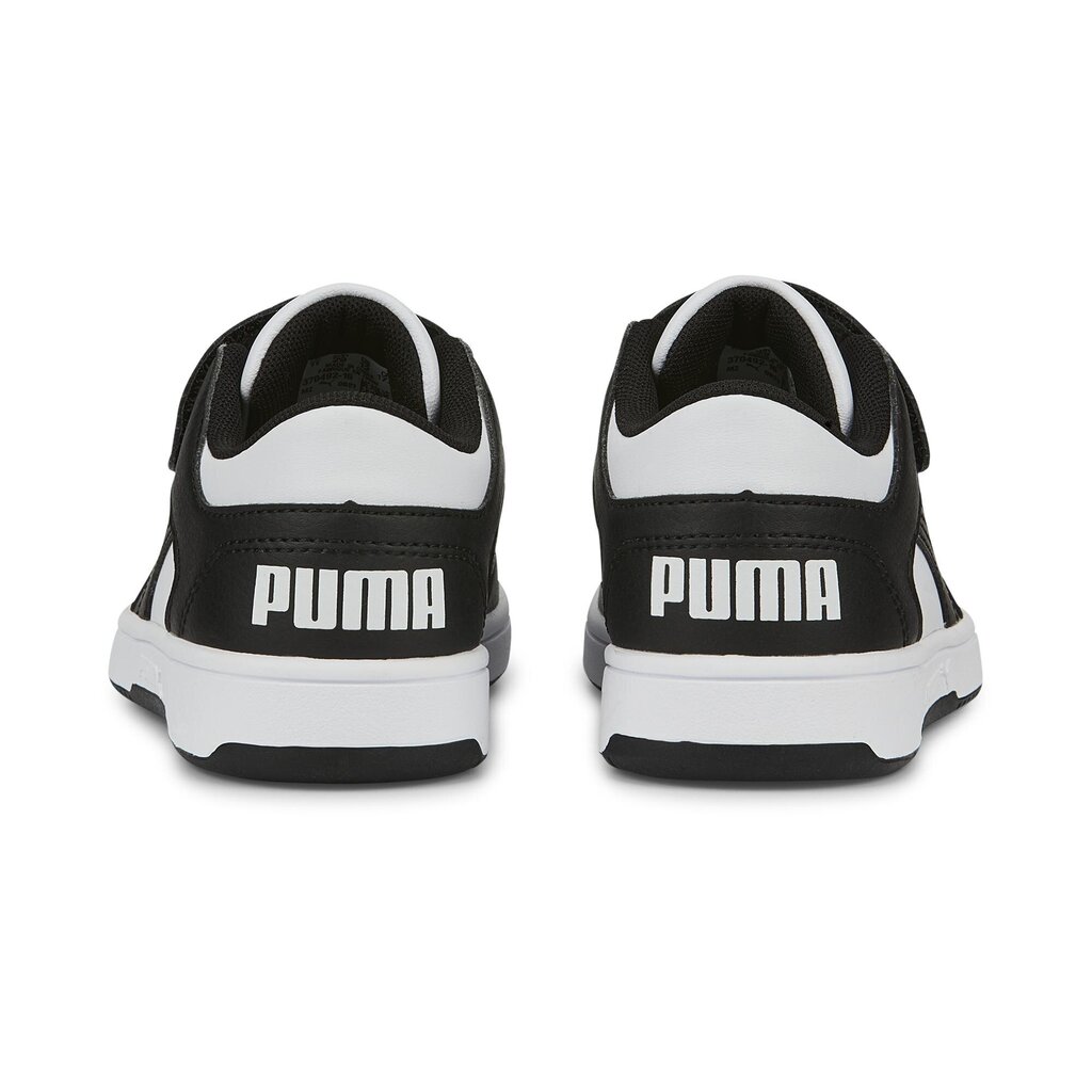 Brīvā laika apavi zēniem Puma Rebound Layup Lo SL V PS 37049216, balti цена и информация | Sporta apavi bērniem | 220.lv