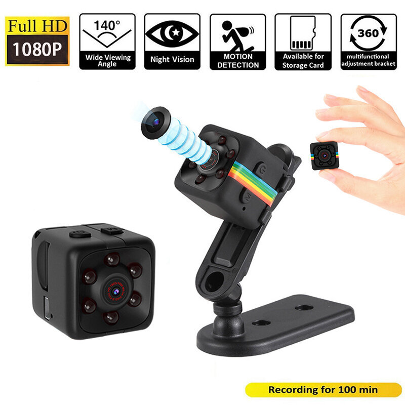 Tīmekļa kamera Mini Full HD B4-SQ11 1080P Blue цена и информация | Videokameras | 220.lv