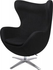 Viesistabas krēsls King Home HE-066.Black.4, melns цена и информация | Кресла в гостиную | 220.lv