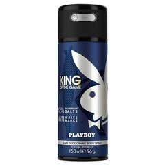 Izsmidzināms dezodorants Playboy King Of The Game vīriešiem, 150 ml cena un informācija | Dezodoranti | 220.lv