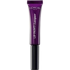 Lūpu krāsa L'Oreal Lip Paint Lacquer 111 Purple Panic, 8 ml cena un informācija | Lūpu krāsas, balzāmi, spīdumi, vazelīns | 220.lv