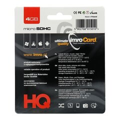Imro microSD 4GB cena un informācija | Atmiņas kartes fotokamerām | 220.lv