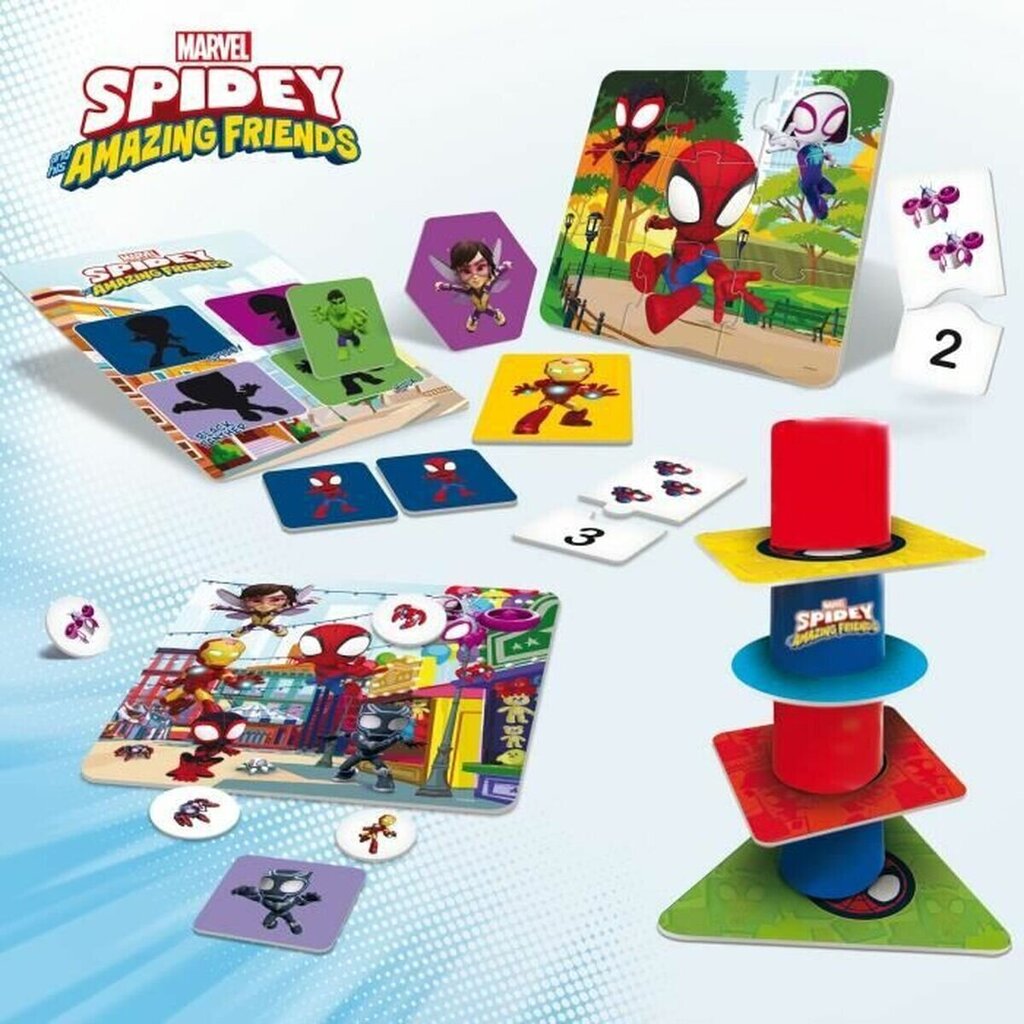 Izglītojoša spēle Spidey Amazing Friends Lisciani Giochi, FR cena un informācija | Galda spēles | 220.lv