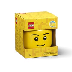 Lego rotaļlietu kaste, dzeltena цена и информация | Ящики для вещей | 220.lv