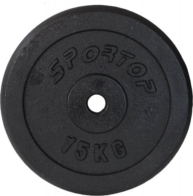 Svari Sportop, 15 kg cena un informācija | Svari, hanteles, stieņi | 220.lv