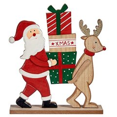 Ziemassvētku rotājums Ziemassvētku vecītis cena un informācija | Ziemassvētku dekorācijas | 220.lv