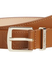 CALVIN KLEIN Ck Must Metal Loop EMB 25mm Cognac 545007325 цена и информация | Женские ремни | 220.lv