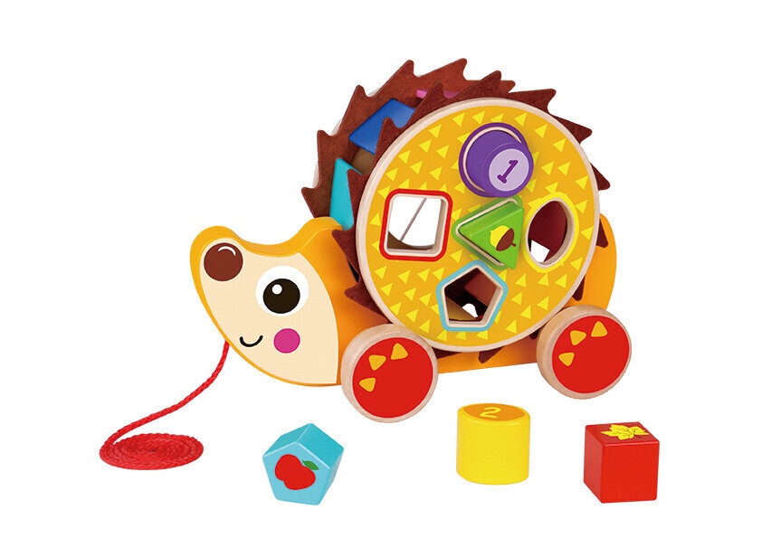Koka rotaļlieta ezis Tooky Toy цена и информация | Rotaļlietas zīdaiņiem | 220.lv