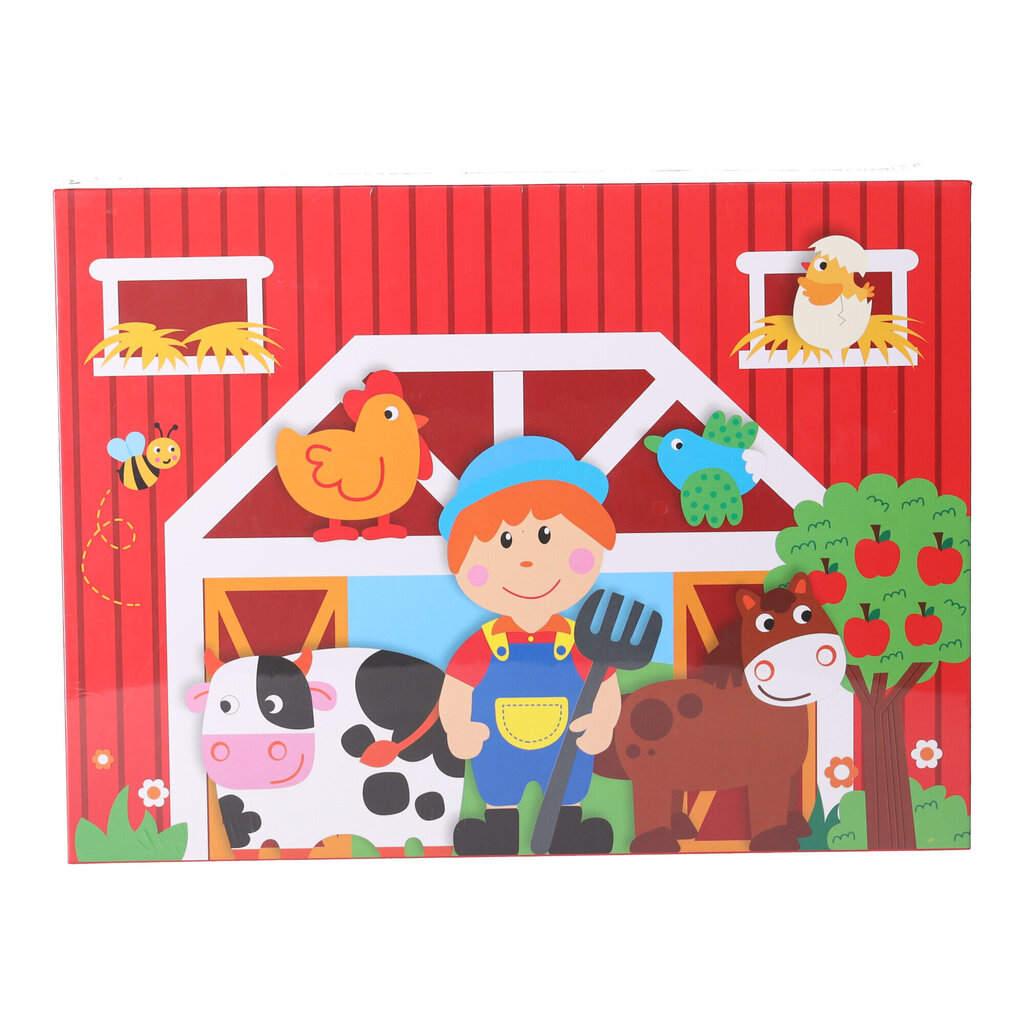 Koka čemodāns, spēļu ferma Tooky Toy cena un informācija | Rotaļlietas zēniem | 220.lv