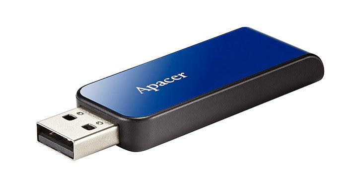 APACER USB2.0 Flash Drive AH334 16GB Blu цена и информация | USB Atmiņas kartes | 220.lv