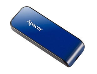 APACER USB2.0 Flash Drive AH334 16GB Blu cena un informācija | USB Atmiņas kartes | 220.lv