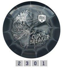 Диск для диск-гольфа Discmania Lux Vapor Cloud Breaker April Jewels, черный цвет цена и информация | Диск-гольф | 220.lv