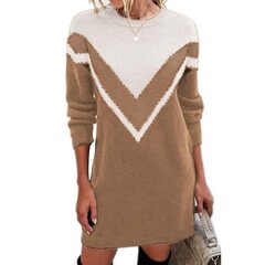 Женское платье-свитер Jayscreate, бежевое цена и информация | Платья | 220.lv