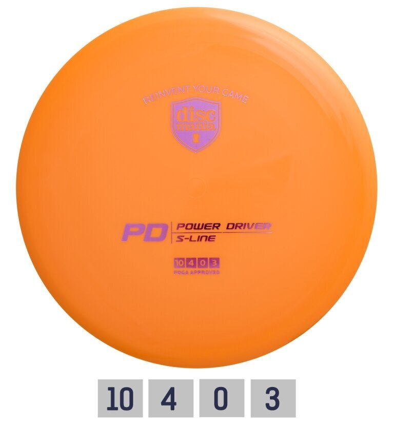 Disku golfa disks Discmania S-Line PD, oranžs цена и информация | Disku golfs | 220.lv