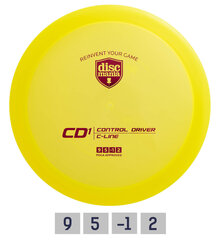 Disku golfa disks Discmania C-Line CD1, dzeltens цена и информация | Диск-гольф | 220.lv