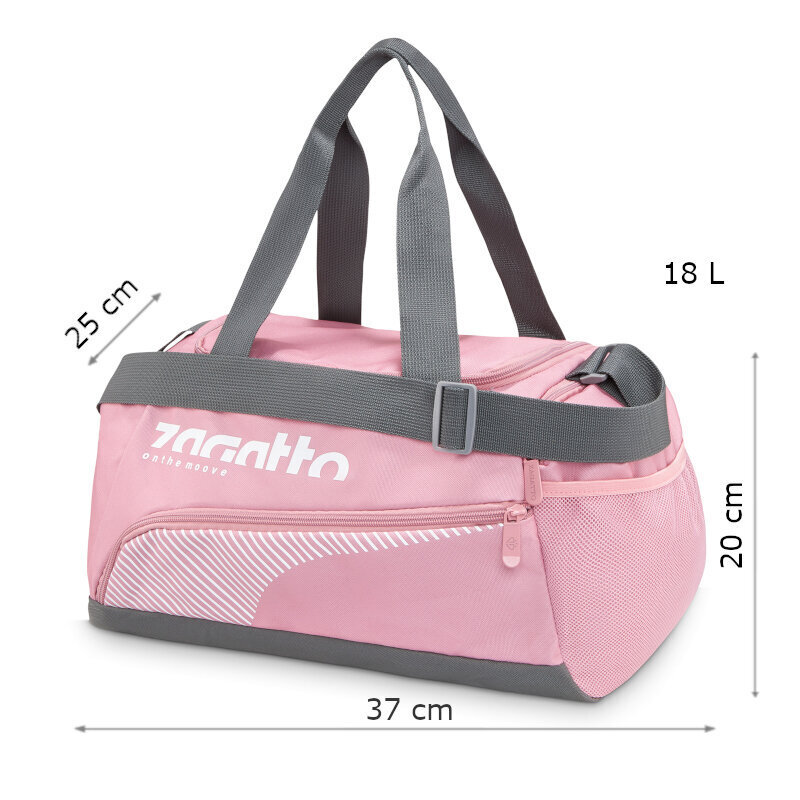 Sporta soma Zagatto, rozā cena un informācija | Sporta somas un mugursomas | 220.lv