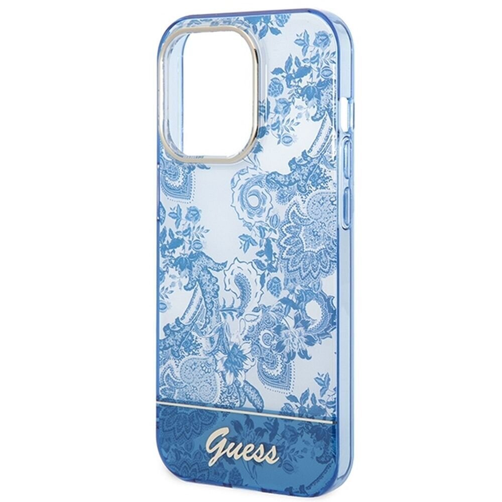 Guess GUHCP14LHGPLHB iPhone 14 Pro blue цена и информация | Telefonu vāciņi, maciņi | 220.lv