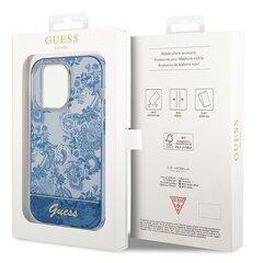 Guess GUHCP14LHGPLHB iPhone 14 Pro blue cena un informācija | Telefonu vāciņi, maciņi | 220.lv