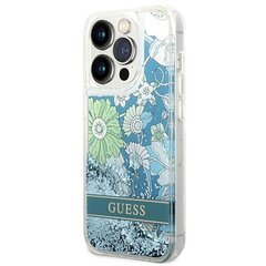 Guess GUHCP14LLFLSN iPhone 14 Pro 6,1 green cena un informācija | Telefonu vāciņi, maciņi | 220.lv