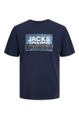 Jack & Jones мужская футболка 12252376*03, тёмно-синий 5715513083611 цена и информация | Jack&Jones Одежда, обувь и аксессуары | 220.lv