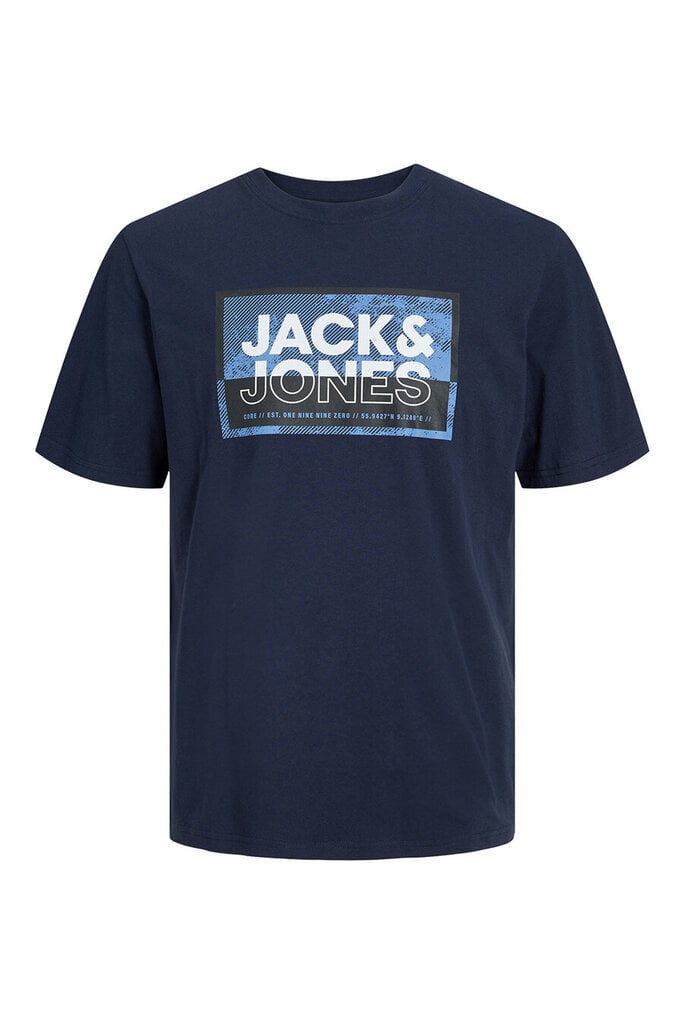 T-krekls vīriešiem Jack & Jones, zils cena un informācija | Vīriešu T-krekli | 220.lv