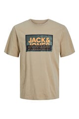 Jack & Jones мужская футболка, песочный цена и информация | Мужские футболки | 220.lv
