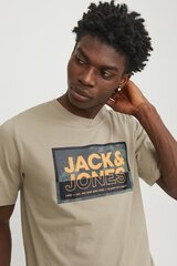 T-krekls vīriešiem Jack & Jones, bēšs cena un informācija | Vīriešu T-krekli | 220.lv