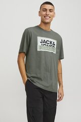 T-krekls vīriešiem Jack & Jones, zaļš cena un informācija | Vīriešu T-krekli | 220.lv