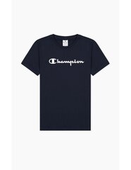 Champion t-krekls sievietēm, zils цена и информация | Женские футболки | 220.lv
