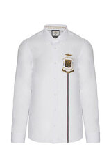 Krekls vīriešiem Aeronautica Militare 53290-6, balts cena un informācija | Vīriešu krekli | 220.lv