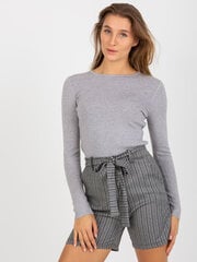 Серые женские шорты slim fit цена и информация | Шорты женские Only | 220.lv