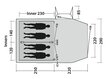 Telts Outwell Nevada 4, zila cena un informācija | Teltis | 220.lv
