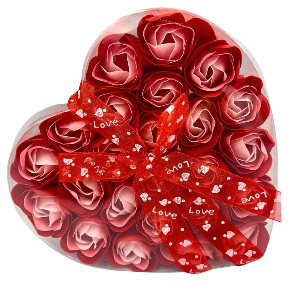 Ziepju rožu sirds, 24 gab. cena un informācija | Ziepes | 220.lv