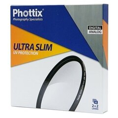 Phottix UV Ultra Slim 55mm цена и информация | Прочие аксессуары для фотокамер | 220.lv