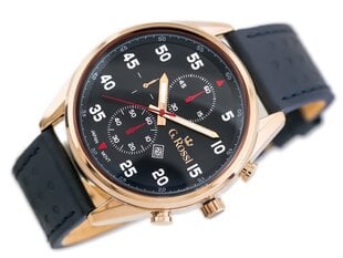 часы g. rossi - 7116a (zg215f) + коробка цена и информация | Мужские часы | 220.lv