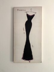 Репродукция на холсте Франция в моде, 25х50 см цена и информация | Картины | 220.lv