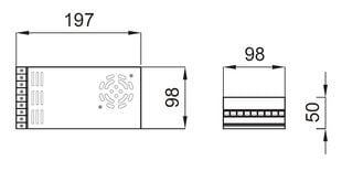 LED barošanas bloks 350 W, 12 V 29.2 A цена и информация | Светодиодные ленты | 220.lv