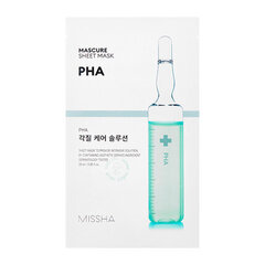 Missha Пилингующая тканевая маска "PHA", 27 мл цена и информация | Маски для лица, патчи для глаз | 220.lv