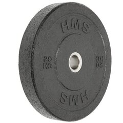 Olimpiskais plakanais bamperis HMS, 20 kg cena un informācija | Hanteles, svaru stieņi un diski | 220.lv